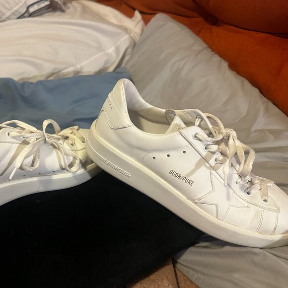 Men\'s  Deluxe Brand Designer Size 42 Pure Star Optic White Sneakers main image 6